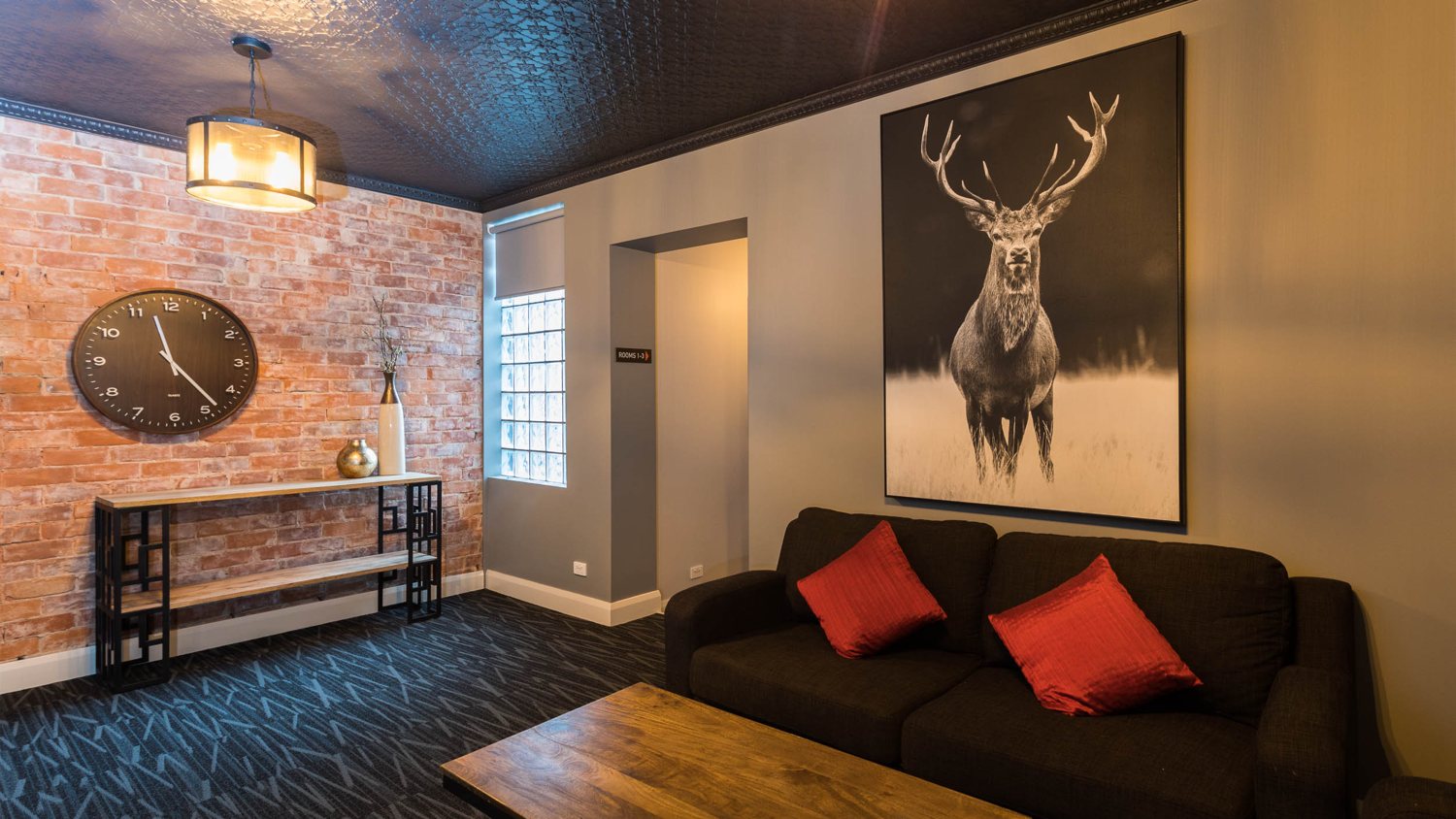 guest entering hotel suite